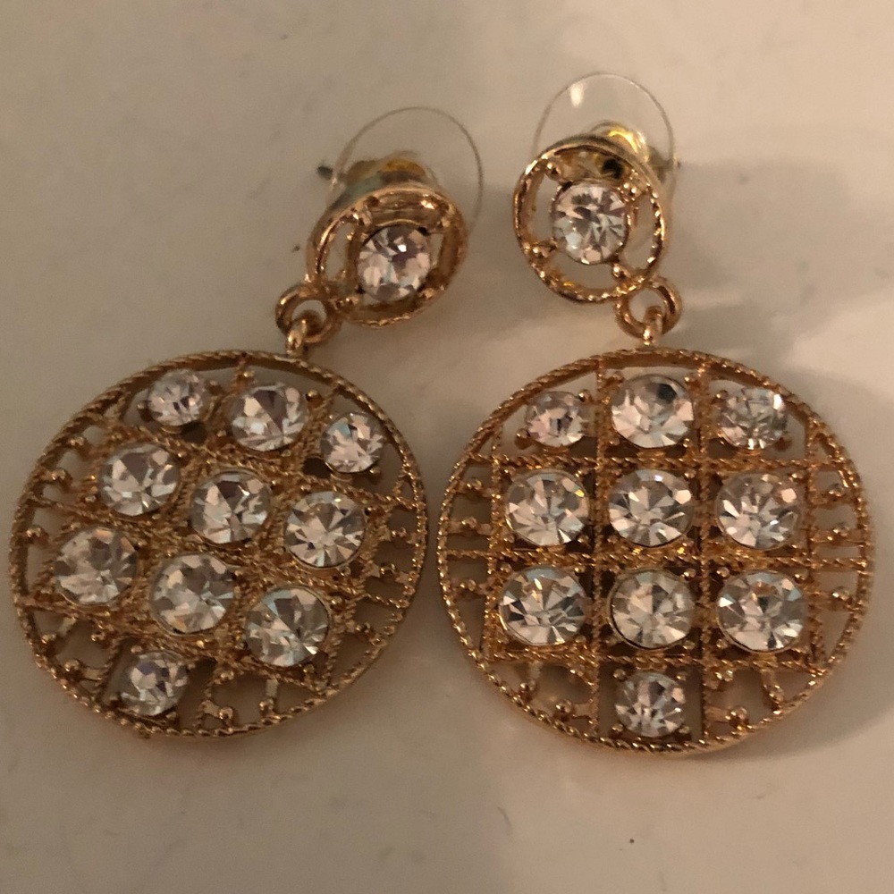 Gold Dangly Earrings